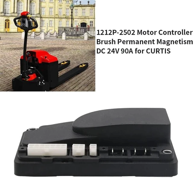 Alt view image 5 of 7 - 1212P-2502 Motor Controller Brush Permanent Magnetism DC 24V 90A for A