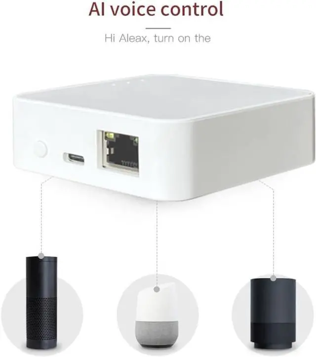 Alt view image 6 of 7 - Tuya SART Wired Zigbee 3.0 Gateway Hub Smart Life APP Automation Voice Remote Control Intelligent Multi-Function Gateway