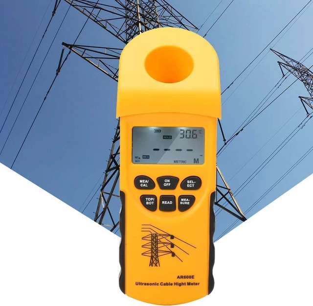 Alt view image 3 of 7 - Cable Height Meter, LCD Display 6 Cables Cable Height Measuring Instruments Cable Height Tester Kit with Plastic Box