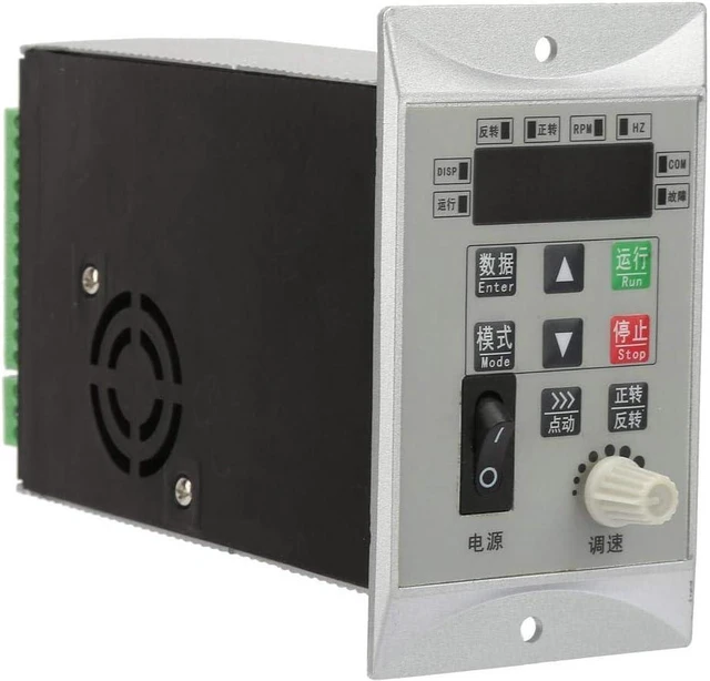 Alt view image 6 of 7 - Mini Variable Frequency Drive, 220V 0.75KW Single to Single Phase Variable Frequency Drive Inverter CNC