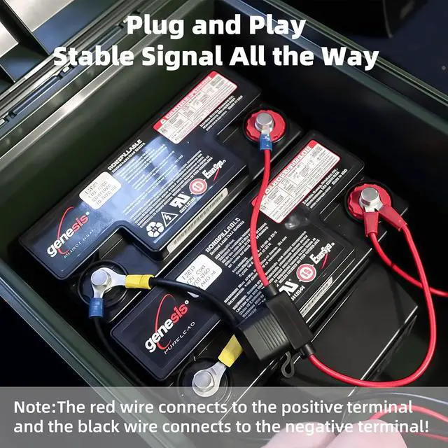 Alt view image 6 of 7 - Starlink Mini Direct Battery Power Cable 3m High-Performance DC Extension Cord with Fuse Holder, Waterproof O-Ring Connector & Low Voltage Protection Ideal for Starlink Mini Battery Setup