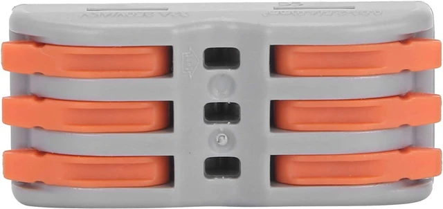 Alt view image 7 of 7 - Terminal Conductor, 50Pcs Quick Compact Conductors Soft Hard Wire Connectors Industrial Connector(SPL-3)