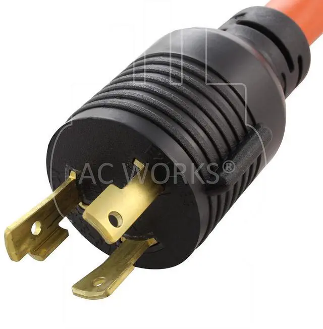 Alt view image 3 of 5 - AC WORKS 6-50 Welder Adapter (L6-30 30A 250V 3-Prong Locking to 6-50)