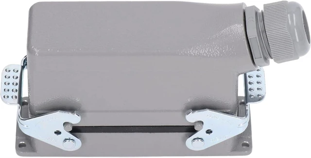 Alt view image 2 of 7 - 24 Pin Rectangular Waterproof Connector, IP65 HighVoltage Power Adapter Plug and Socket, Waterproof Power Cable Connector 16A/500V