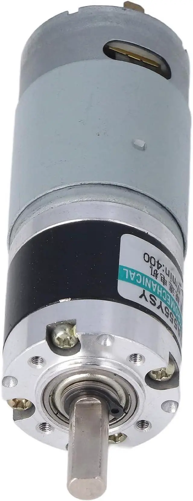 Alt view image 4 of 7 - 24V DC Gear Motor 400 RPM CW/CCW Rotation Large Torsion Adjustable Speed for Diverse Applications