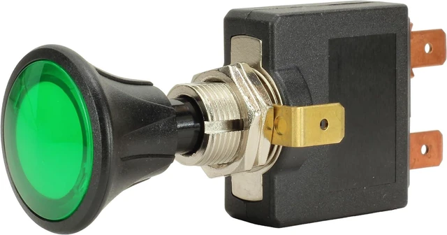Main image of Fastronix Push/Pull Switch with Green LED Indicator