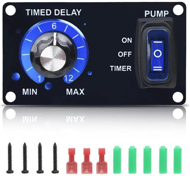 Main image of Briidea 12V Livewell Timer Switch, Intelligent Aerator Timer with Adjustable Cycle Control, Waterproof & Corrosion-Resistant for Fishing Boats and Bait Tanks