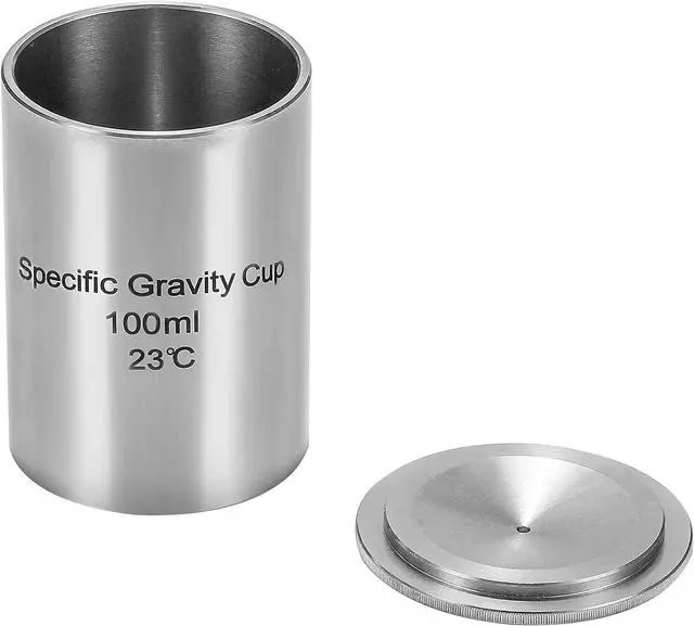 Alt view image 5 of 7 - CGOLDENWALL Density Specific Gravity Cups 50cc/ml 100cc/ml Stainless Steel