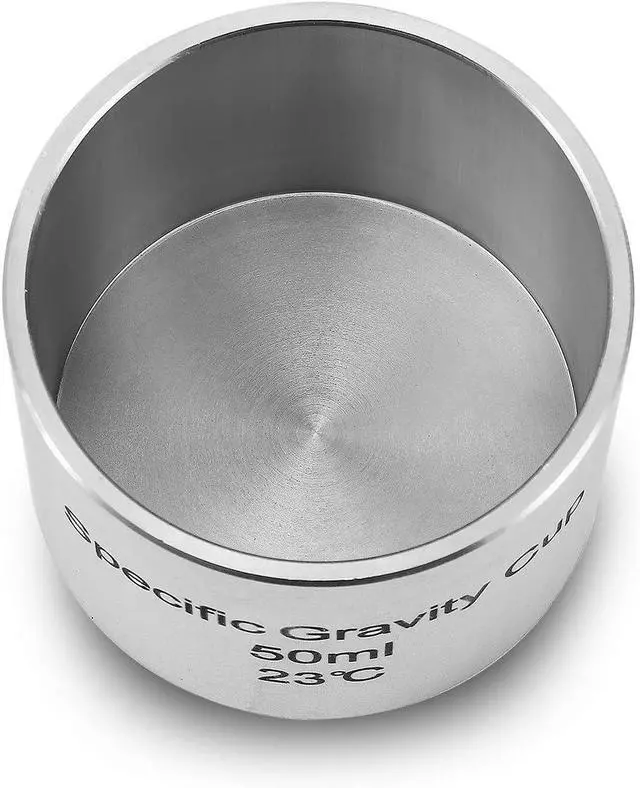 Alt view image 6 of 7 - CGOLDENWALL Density Specific Gravity Cups 50cc/ml 100cc/ml Stainless Steel