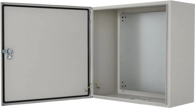 Main image of Outdoor Electrical Box, 14"x10"x6" NEMA 4X Steel Enclosure, IP67 Waterproof & Dustproof, Lockable Electrical Junction Box with Mounting Plate and 2 Keys, Indoor and Outdoor Use