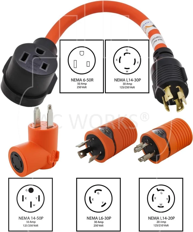 Alt view image 2 of 6 - AC WORKS Welder Adapter (6-50 Welder kits)