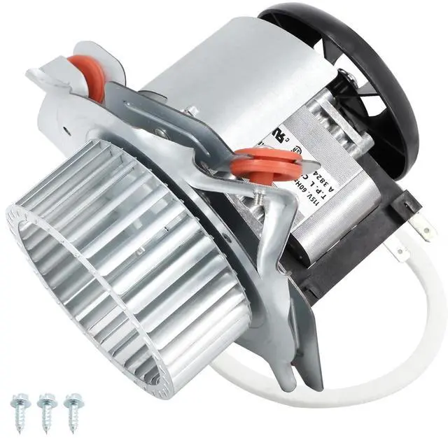 Main image of Criditpid HC21ZE123A J238-150-15215 Draft Inducer Motor for Carrier Furnace, HC21ZE123 Exhaust Venter Motor for Bryant Payne Furnace, Inducer Motor Kit Includes Blower Wheel and Mounting Bracket.