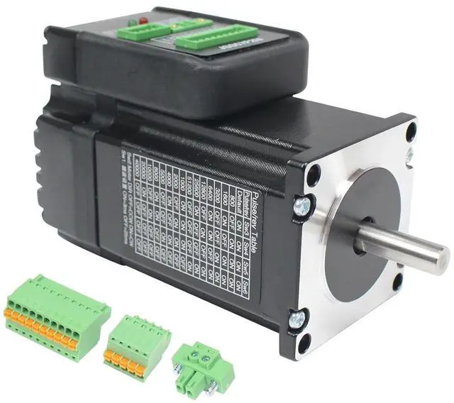 Main image of CNCTOPBAOS JSS57P2N Nema23 2N.m Closed Loop Stepper Motor Integrated Digital Hybrid Servo Drive System 24-48V DC RS232 with 1000 Encoder line for Robots,Cutting,Marking,CNC Router Engraving Machine