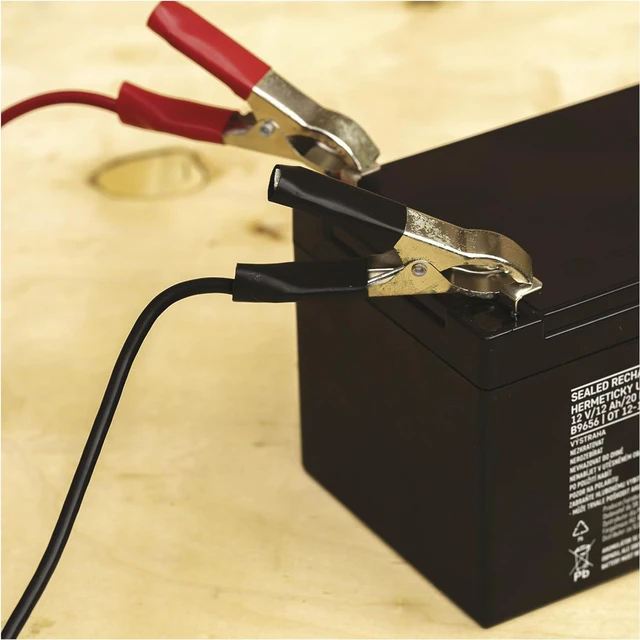 Alt view image 4 of 6 - EMOS Maintenance-free lead-acid battery for hazard detection systems, fire detection technology, UPS elevators, 12 V, 12 Ah
