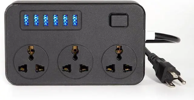 Main image of Multiple AC Electrical Rewireable Power StripOutlets Extension Socket Cord Cable