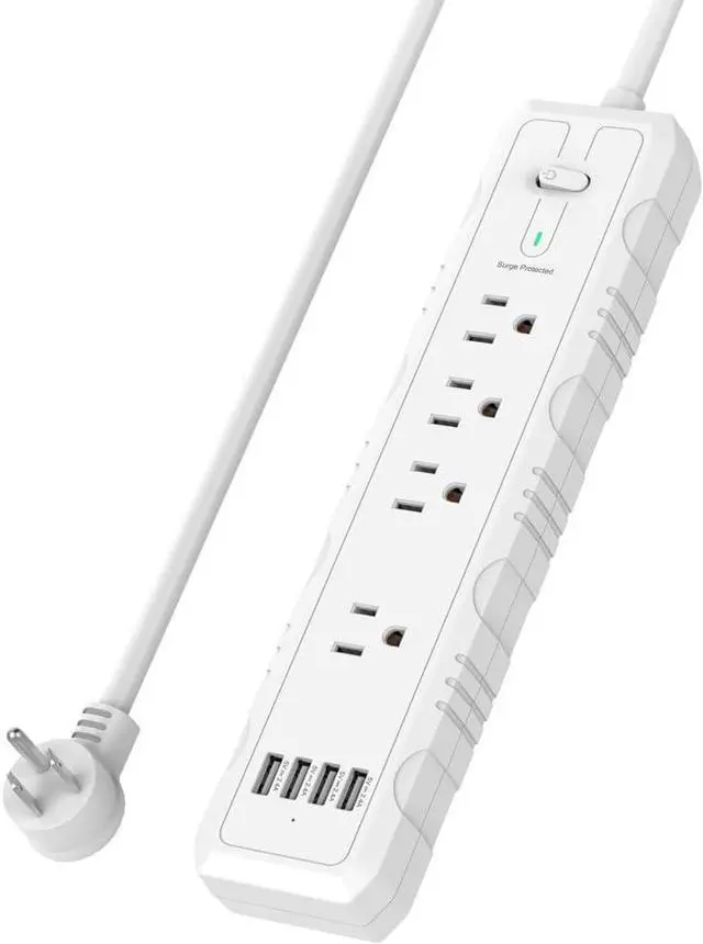 Main image of Multiple AC Electrical Rewireable Power StripOutlets Extension Socket Cord Cable