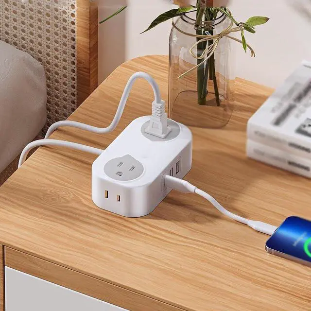 Alt view image 4 of 5 - Fast Cable Extension Socket AC Outlets Power Plug for Home Office