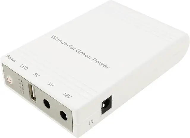 Main image of Gavery 24W 5V 9V 12V Uninterruptible Power Supply Backup Power Adapter 10400mAh Uninterruptible Supply for WiFi Router