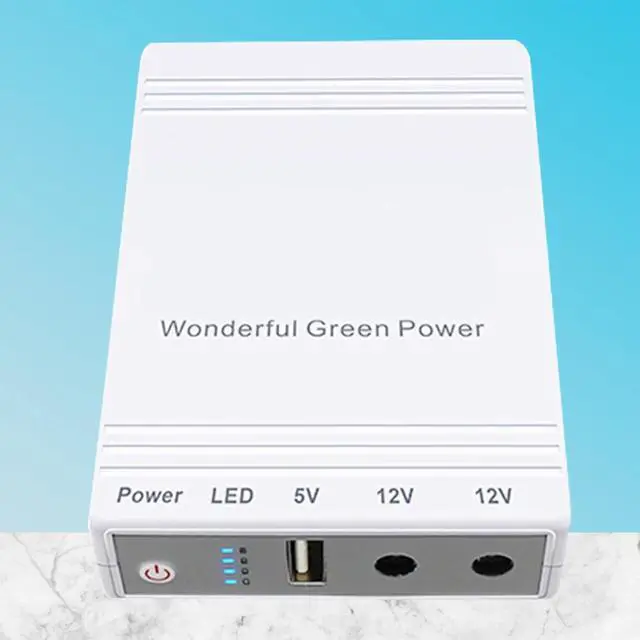 Alt view image 4 of 7 - Gavery 24W 5V 9V 12V Uninterruptible Power Supply Backup Power Adapter 10400mAh Uninterruptible Supply for WiFi Router