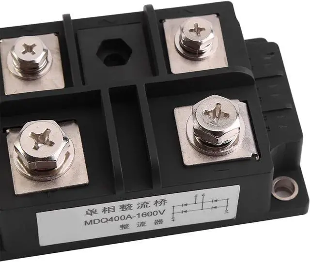 Alt view image 6 of 7 - 1pc Single Phase Diode Bridge Rectifier 400A 1600V High Power 4 Terminals
