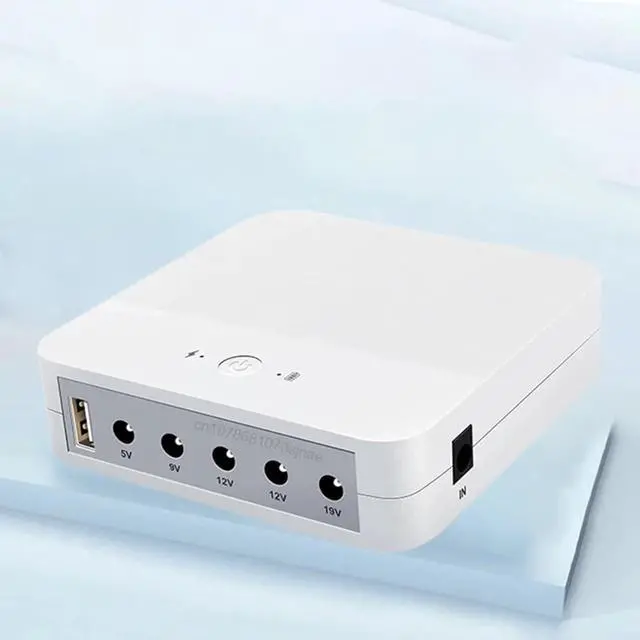 Alt view image 2 of 7 - 13200mAh Uninterruptible Supply Routers, Cameras & More - Backup Battery Multi-Port Compatibility