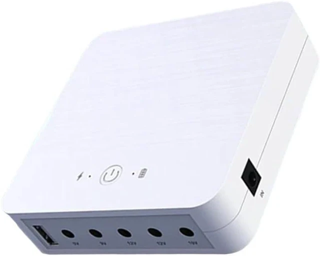 Alt view image 3 of 7 - 13200mAh Mini Power Supply with Multiple Output Options 5V 9V 12V 19V for Portable Electronic Router and Access Control