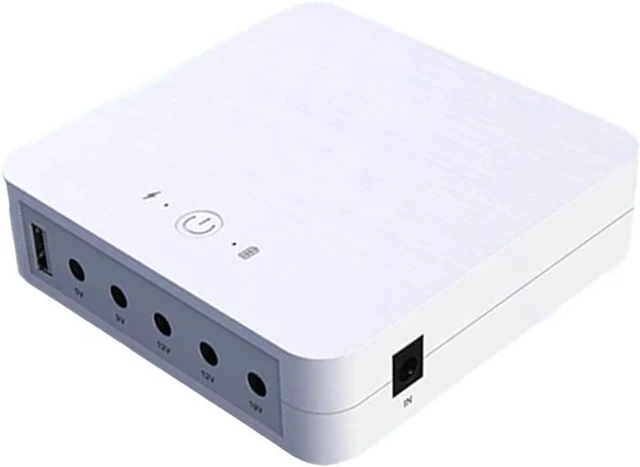 Main image of 13200mAh Mini Power Supply with Multiple Output Options 5V 9V 12V 19V for Portable Electronic Router and Access Control