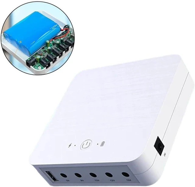 Alt view image 5 of 7 - 13200mAh Mini Power Supply with Multiple Output Options 5V 9V 12V 19V for Portable Electronic Router and Access Control