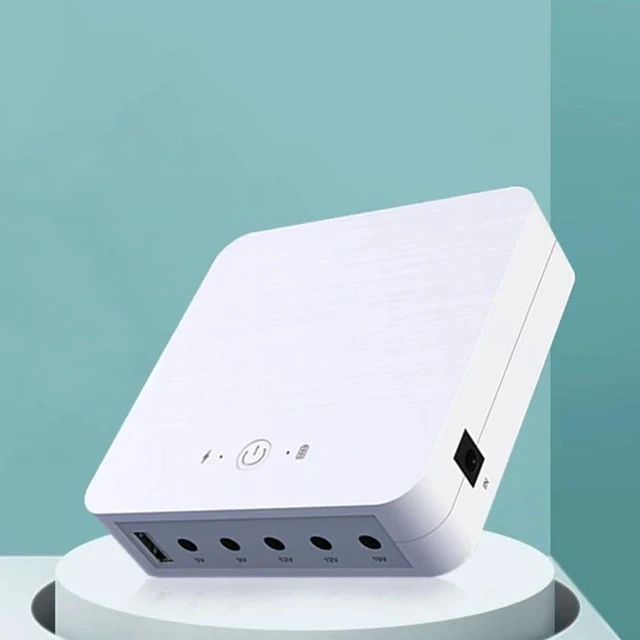 Alt view image 6 of 7 - 13200mAh Mini Power Supply with Multiple Output Options 5V 9V 12V 19V for Portable Electronic Router and Access Control