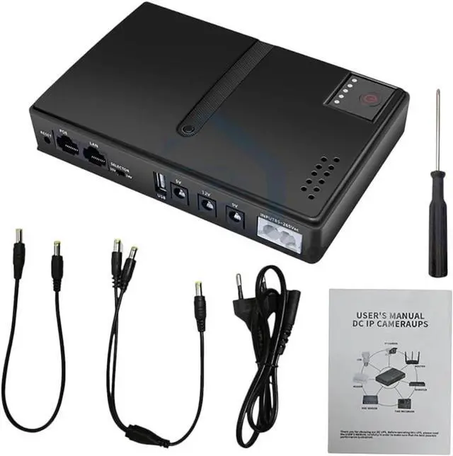 Main image of 1018L Dc Ups Batytery Backup 5V 9V 12V 2A 15V 24V Output Uninterruptible Power Supply 85265V Ups Batytery Backup EU/Us Plug
