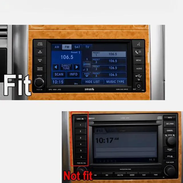 Alt view image 3 of 7 - Android 13 Car Stereo Radio for Chrysler for Aspen 2007-2009, 7 Inch Touch Screen, Wireless CarPlay Android Auto, GPS Navigation, Bluetooth WiFi FM, -High-Speed 2GB RAM 32GB ROM