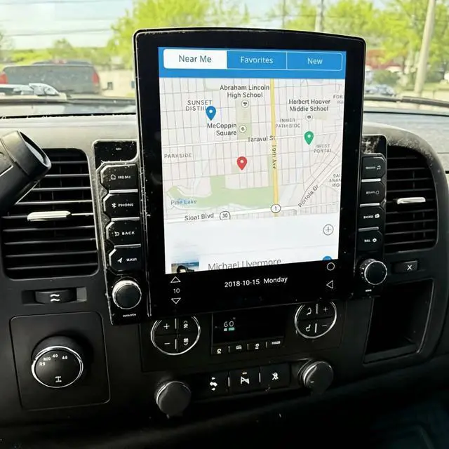 Main image of 9.7 Inch Double Din Car Stereo Radio 2+32G with CarPlay 4 LED Backup Camera for Ford for Expedition 2007-2014 -High-Speed 2GB RAM 32GB ROM - Touchscreen Car Player With Rear View AHD Camera Input