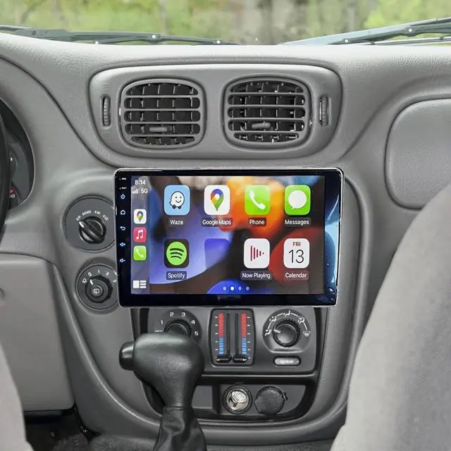 Main image of Android 15 10.1" Touchscreen CarPlay Stereo for Chevrolet for Trailblazer 2002-2009-High-Speed 4GB RAM 64GB ROM - Touchscreen Car Player With Wireless, Wi-Fi, And Rear View AHD Camera Input