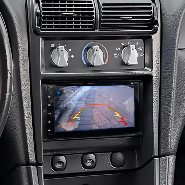 Main image of 7" Android 15 Car Radio GPS Navigation Fits for Ford Mustang 2001-2004-High-Speed 2GB RAM 32GB ROM - Touchscreen Car Player With Rear View AHD Camera Input