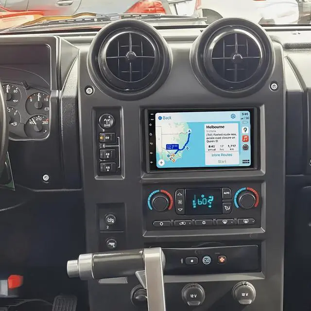 Main image of 7" Android 15 Car Radio GPS Navigation Fits for Hummer H2 2003-2007 -High-Speed 2GB RAM 32GB ROM - Touchscreen Car Player With Rear View AHD Camera Input