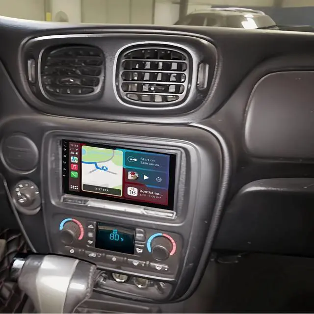 Main image of Double Din 7 Inch Touchscreen Android 15 Multimedia Player with GPS Navi Replacement for Chevrolet for Trailblazer 2002-2009 -High-Speed 2GB RAM 32GB ROM