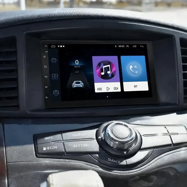 Main image of 7" Android 15 Touch Screen Car Radio for Nissan Quest 2011-2017 2G+32G Wireless CarPlay Android Auto GPS Navigation AHD Backup Camera Microphone