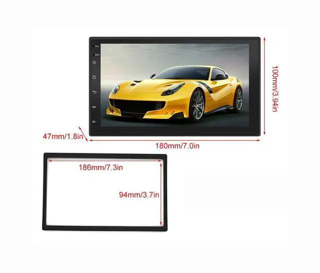 Alt view image 2 of 7 - 7" Android 15 Touch Screen Car Radio for Nissan Quest 2011-2017 2G+32G Wireless CarPlay Android Auto GPS Navigation AHD Backup Camera Microphone