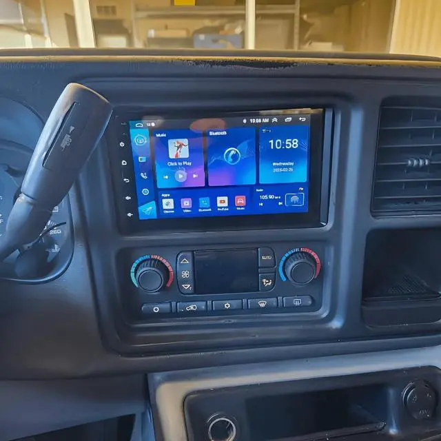 Main image of Android 15 Car Stereo for GMC Sierra 1500 2500 2003-2006 2G+32G Wireless CarPlay Android Auto GPS Navigation Head Unit with AHD Camera & Mic