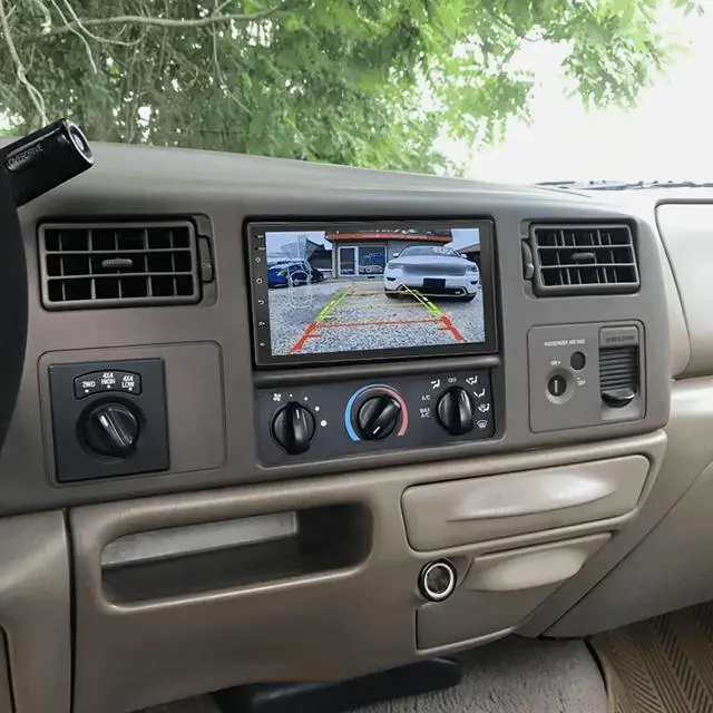 Main image of Android 15 Car Stereo for Ford F250 F-350 Super Duty 1999-2004 2G+32G Wireless CarPlay Android Auto GPS Navigation Head Unit with AHD Camera & Mic