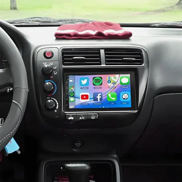 Main image of Android 15 Car Stereo for Honda Civic 1996-2000 2G+32G Wireless CarPlay Android Auto GPS Navigation Head Unit with AHD Camera & Mic