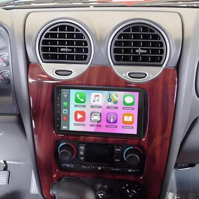 Main image of 7" Android 15 Touch Screen Car Radio for GMC Envoy 2002-2006 2G+32G Wireless CarPlay Android Auto GPS Navigation AHD Backup Camera Microphone