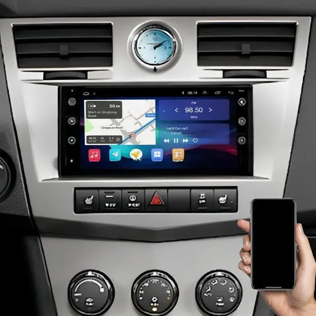 Main image of Android 13 Car Stereo Radio for Chrysler for Sebring 2007-2010, 7 Inch Touch Screen, Wireless CarPlay Android Auto, GPS Navigation, Bluetooth WiFi FM, -High-Speed 2GB RAM 32GB ROM