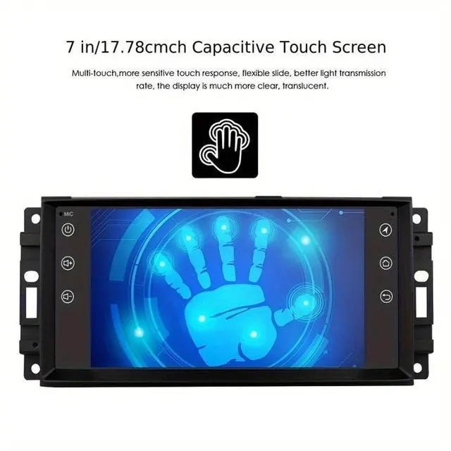 Alt view image 7 of 7 - Android 13 Car Stereo Radio for Chrysler for Sebring 2007-2010, 7 Inch Touch Screen, Wireless CarPlay Android Auto, GPS Navigation, Bluetooth WiFi FM, -High-Speed 2GB RAM 32GB ROM