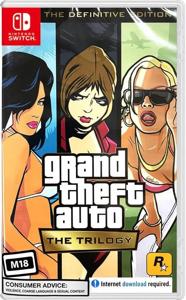 Main image of Grand Theft Auto: The Trilogy - The Definitive Edition (Region Free) - Nintendo Switch