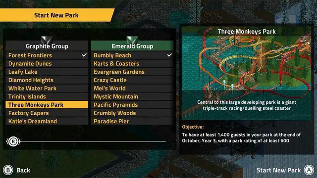 Alt view image 2 of 7 - RollerCoaster Tycoon Classic - Nintendo Switch