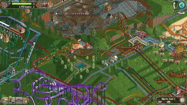 Alt view image 3 of 7 - RollerCoaster Tycoon Classic - Nintendo Switch