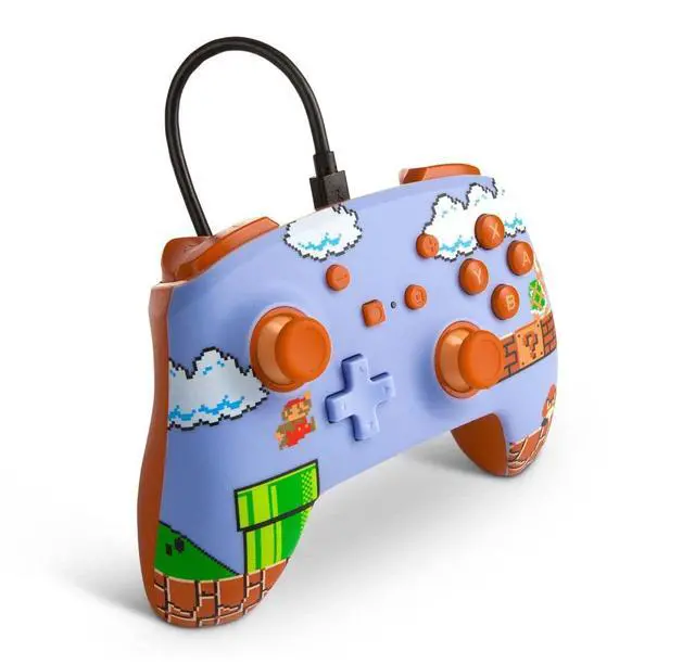 Alt view image 2 of 6 - Nintendo Switch Super Mario Bros. Enhanced Wired Controller