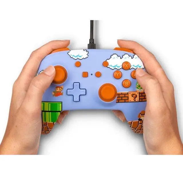 Alt view image 6 of 6 - Nintendo Switch Super Mario Bros. Enhanced Wired Controller