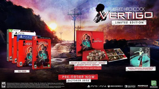 Alt view image 2 of 7 - Alfred Hitchcock - Vertigo: Limited Edition - PlayStation 5